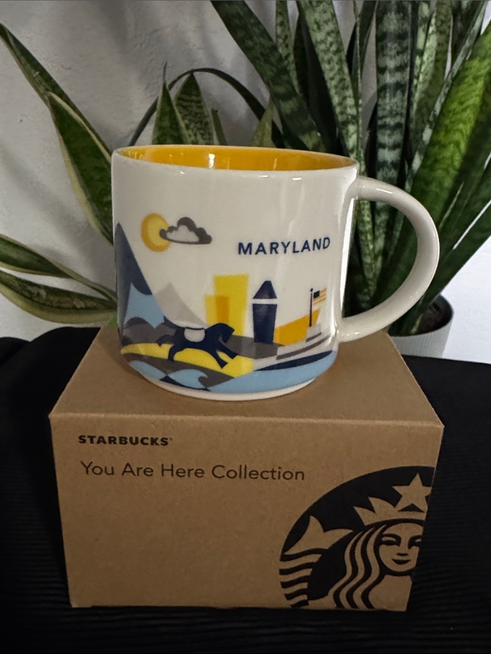 Starbucks "You Are Here" Maryland 2016 Coffee Mug - 14 ounces